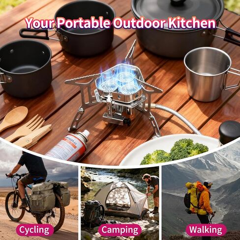 Ultralight foldable backpacking Gas Stove for camping in Kuwait