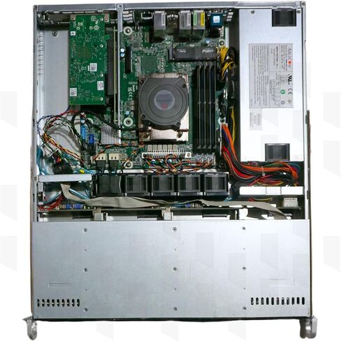 Cloud Ninjas ARA-4LS 1U 4 Bay Server Ryzen 9 9900x 12 Core 4.4 GHz 64GB DDR5 4800 ECC AM5 Motherboard 990 PRO 2TB M.2 2280 NVMe SSD 4X EXOS 7E10 2TB SATA Dual Intel 10GbE SFP+ PCIe 350W PSU Rail Kit in Kuwait