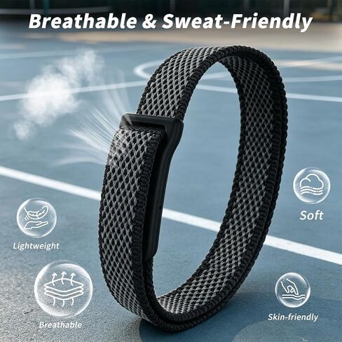 Nylon Sport Arm Band for Fitbit Air, Adjustable Breathable Bicep band in Kuwait