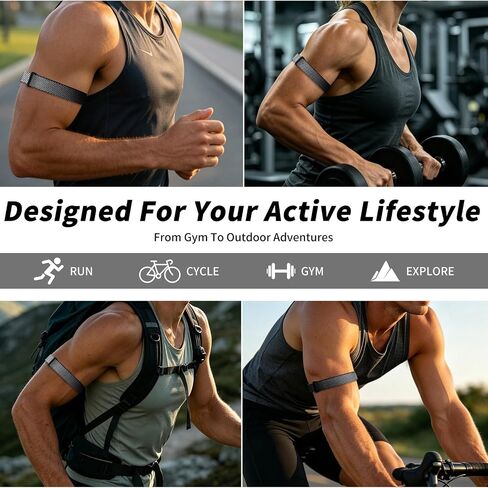 Nylon Sport Arm Band for Fitbit Air, Adjustable Breathable Bicep band in Kuwait