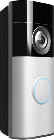 Hidden River Lab Premium 0.5-inch Spacer for Ring Wired Doorbell Plus 2nd Gen, Wired Doorbell 2nd Gen and Eufy T8222 - Proprietary Spacer for Cleaner Install and Wiring Clearance - Made in USA - Black in Saudi Arabia