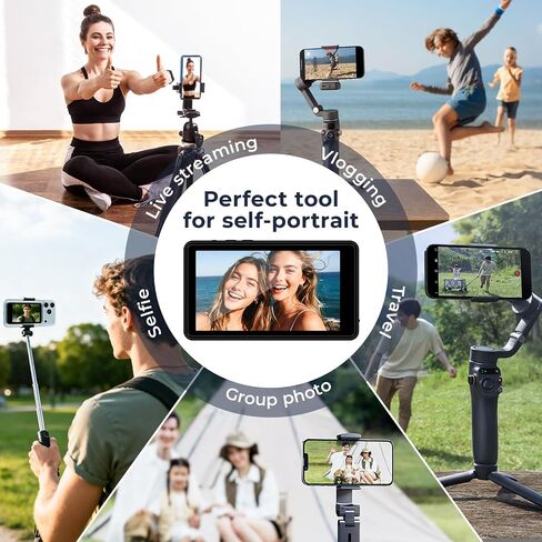 Selfie Monitor Screen iPhone, Magnetic Back Camera Monitor iPhone & Android in Kuwait