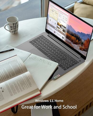 Lenovo Ideapad 3i 15.6" Full HD (1920 x 1080) Touch Laptop, Intel Quad Processor, 20GB RAM & 512GB SSD Storage, Intel Iris X Graphics, Bluetooth, Backlit Keyboard, Finger Reader, Win11, Arctic Grey in Kuwait