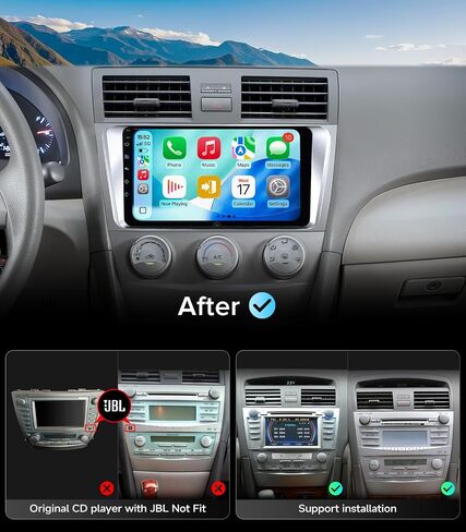 9" Linux Carplay Radio Upgrade for Toyota Camry 07-11 (Non-JBL) in Kuwait