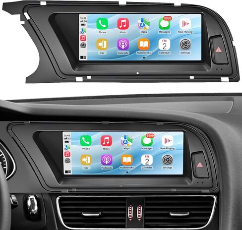 8.9 Inch Wireless CarPlay/Android Auto Touchscreen for Audi A4 (2009-2015) with 2GMMI, Car Radio Receiver, Multimedia, Bluetooth, Car Stereo, Navigation in Kuwait