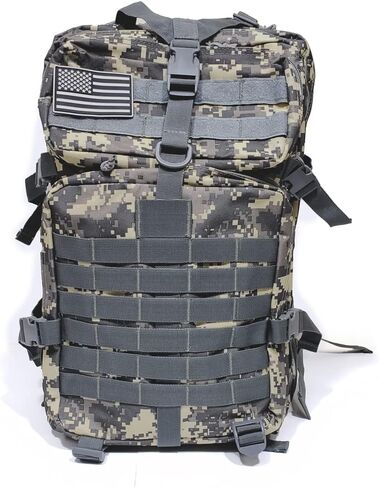 Bug Out Bag Backpack - 50L Tactical Backpack - Great for Survival Essentials (Black) in Kuwait