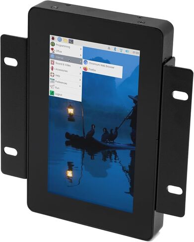 KKSB Panel Mount Case for Raspberry Pi 5 & Official Touch Display 2 – Aluminum & Steel Enclosure (5" Display) in Kuwait