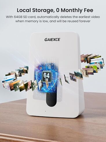 2K 4MP Solar Security Cameras Wireless Outdoor 4 Cam Kit Expadable to 10H, No Subscription Cameras, 64G Local Storage, 2.4G &5G WiFi, Waterproof, Color Night Vision Two-Way Audio, Cloud/SD Storage in Kuwait