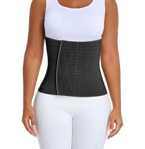 Abdominal Binder Post Surgery Belly Band Wrap for Women Men 9" Wide in Kuwait