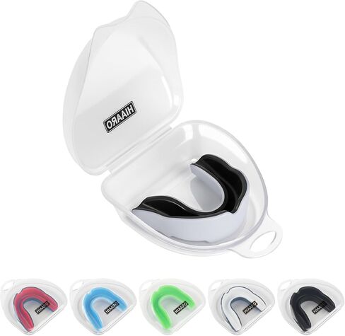 Kids & Youth Sports Mouthguard, Football Mouthpiece, 6 Pack, Size M in Kuwait