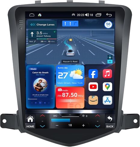 4+64GB ROM Andriod 15 Upgrade Car Radio for Chevy Cruze 2009-2015 in Saudi Arabia