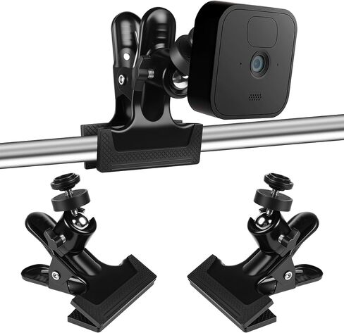 No Drill Blink Camera Mount, Universal for Blink Outdoor 4/3rd Gen/XT2/Mini, 360° Window Gutter Siding Mount with Metal Clip Holder in Saudi Arabia