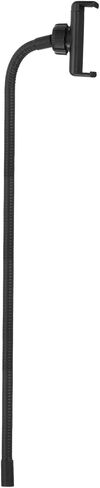 PATIKIL 19.7" Flexible Adjustable Gooseneck with Phone Clip, 1/4" Male Threaded Gooseneck Arm for Most Holder Threaded Adapter, Black in Kuwait