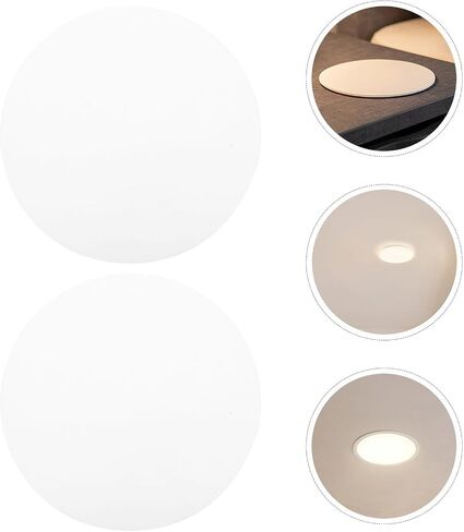 5pcs Acrylic Light Diffuser Sheet for Pendant Ceiling Lamps White in Kuwait