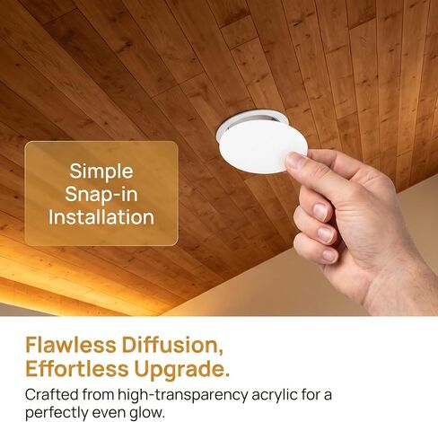 5pcs Acrylic Light Diffuser Sheet for Pendant Ceiling Lamps White in Kuwait