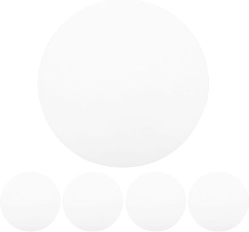 5pcs Acrylic Lamp Shade Diffuser 3.7 Inch 1mm White in Kuwait