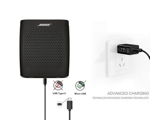 Charger Charging Cable Cord Compatible for Bose SoundLink Color I, II, III, Bose SoundLink Mini 2 II, Micro, SoundLink Revolve, Revolve Plus, Soundwear Companion Wearable Bluetooth Speaker USB Cable… in Kuwait