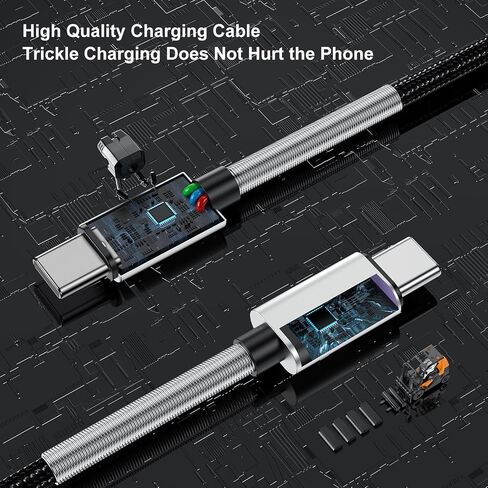 Long USB C to Type C Charger Cable 10ft, 60W USB C to C Fast Charging Cord for Apple iPhone 17 Pro Max/17 Air/16 Pro Max/16 Pro/15 Plus/15 Pro/MacBook 2022/2021/2020/2019,iPad Pro/Mini/Samsung Galaxy in Kuwait
