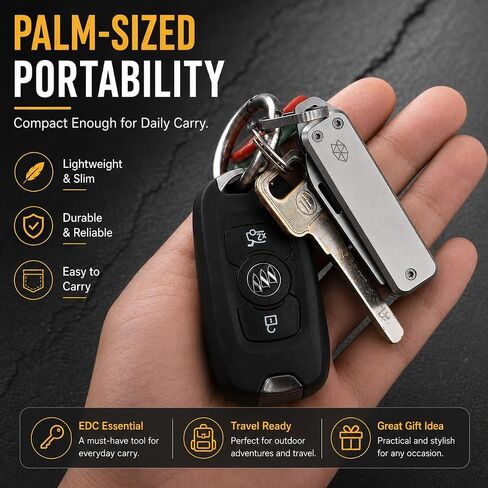 Mini EDC Folding Pocket Knife, Silver, Stainless Steel in Kuwait
