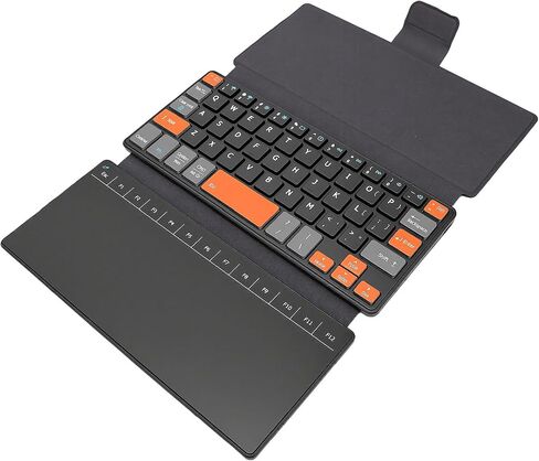 Asixxsix Bluetooth Keyboard with Touchpad and Leather Cover for Tablet in Kuwait