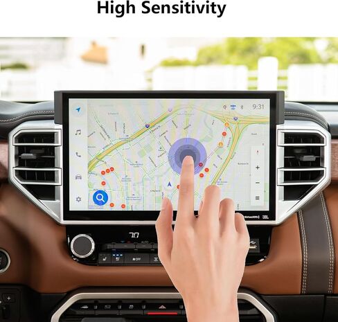 Tempered Glass Screen Protector [Anti-Glare & Fingerprint] For 2026 2025 2024-2022 Toyota Tundra & 2026 2025-2023 Sequoia 14 Inch Navigation Touchscreen Matte 9H Anti-Scratch Accessories in Kuwait