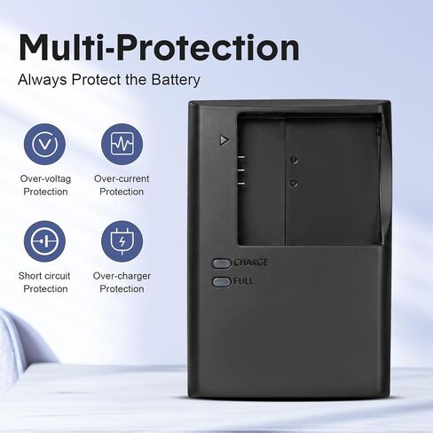 CB-2LF CB-2LD Quick Battery Charger Compatible with Canon NB-11L NB-11LH Battery for PowerShot ELPH 110 130 HS 135 140 150 160 170 180 190 is 320 340 350 360 HS A2300 A2400 is Camera Power in Kuwait