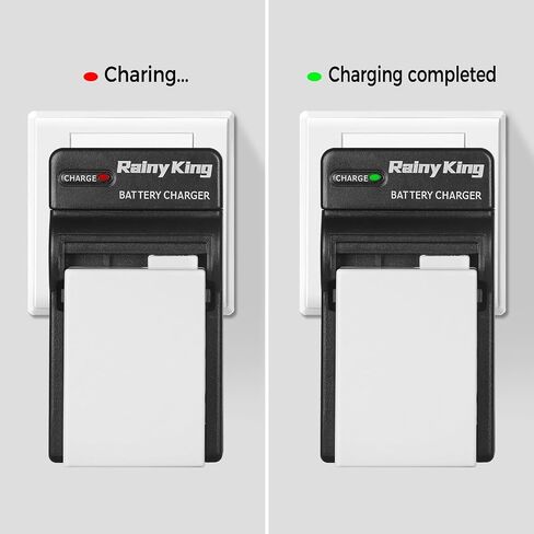 LP-E8 Battery Charger for Canon EOS Rebel T2i, T3i, T4i, T5i, EOS 550D, 600D, 650D, 700D, Kiss X4, X5, X6i, X7i Cameras, Replacement for Canon LC-E8, LC-E8C, LC-E8E in Kuwait