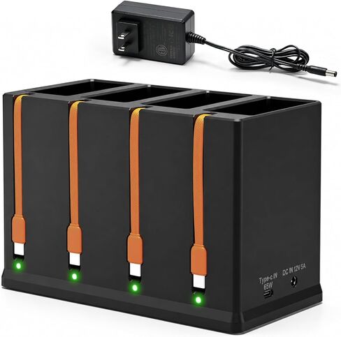 Upgraded 4-Slot Charging Station for Moultrie Edge Series Battery in Kuwait