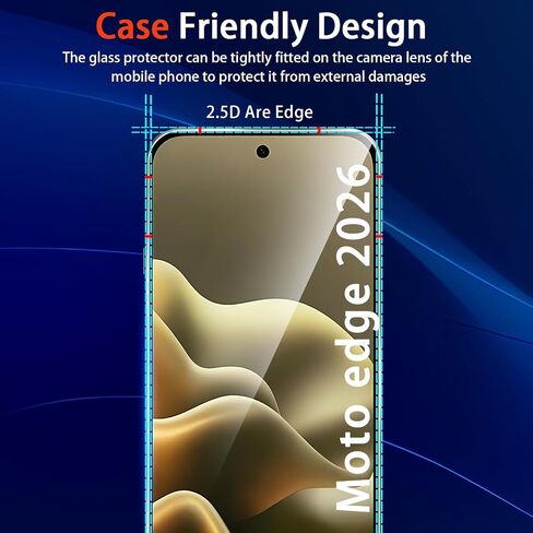 (3 Pack) For Motorola Moto Edge 2026 Screen Protector in Saudi Arabia