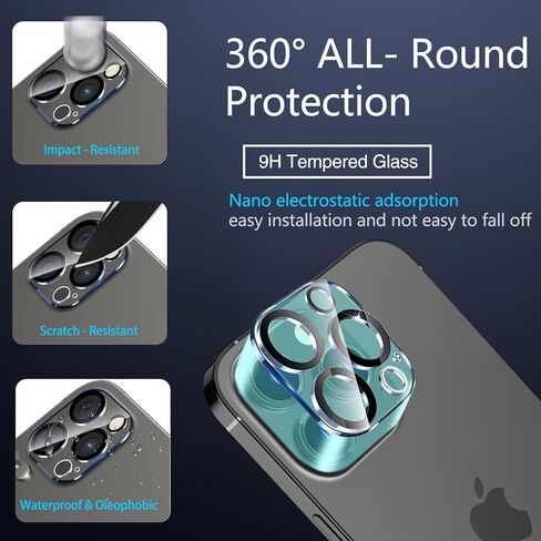 IMBZBK Privacy Screen Protector for iPhone 13 Pro, Tempered Glass, 3+3 Pack in Kuwait