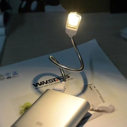 2 Pack Mini USB LED Lamp, Portable USB Light for Laptop Computer Keyboard, Eye-Care Reading Light in Kuwait