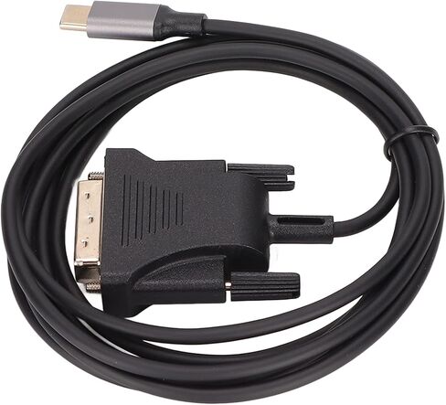 USB C 3.1 to DVI Cable Adapter High Speed Stable Type C to DVI Converter Cable for TV Smartphone Projector 190cm 74.8in ABS Material in Kuwait