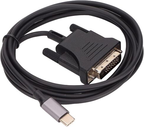 USB C 3.1 to DVI Cable Adapter High Speed Stable Type C to DVI Converter Cable for TV Smartphone Projector 190cm 74.8in ABS Material in Kuwait