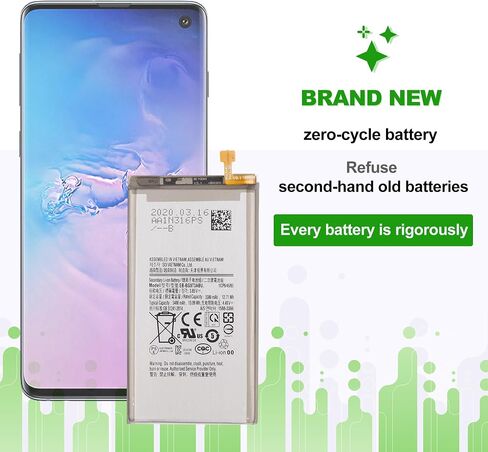 EB-BG973ABU 3.85V 3400mAh Battery, Compatible with Samsung Galaxy S10 Galaxy S10 X SM-G9730,Comes with a Battery Installation Tool in Kuwait
