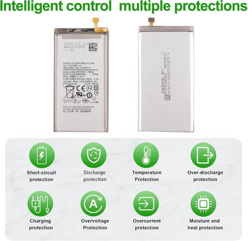 EB-BG973ABU 3.85V 3400mAh Battery, Compatible with Samsung Galaxy S10 Galaxy S10 X SM-G9730,Comes with a Battery Installation Tool in Kuwait