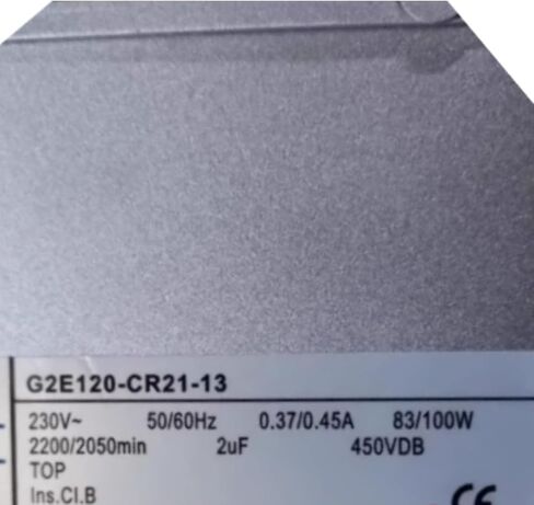 G2E120-CR21-13 230V 0.37/0.45A 83/100W 2200/2050RPM Cooling Fan 4-Wire in Kuwait
