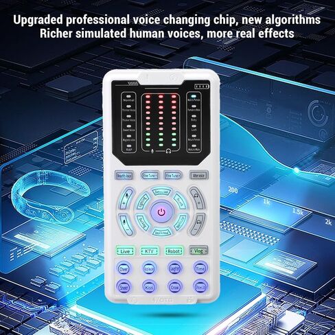 Portable Voice Changer Sound Card Set,16 Voice Mode, 8 Sound Effect in Kuwait