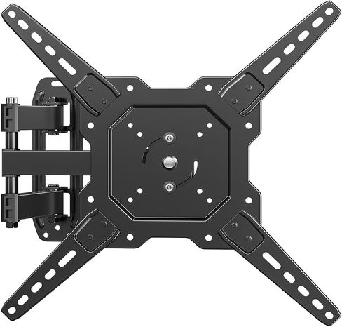 Simple Trending TV Wall Mount Full Motion for 26" to 60" TVs and Flat Panels, TV Motion Bracket Swivel Tilt Extension Rotation Max VESA 400x400mm up to 77lbs, Black in Kuwait