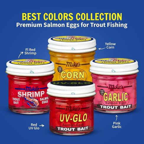 Lurwind Best Bundle Atlas Mike's Fishing Trout Bait Salmon Eggs in Saudi Arabia