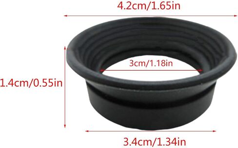 Industrial Eyepiece Cover 28mm-37mm Inner Diameter Binoculars Rubber Eyepiece Eyes Guard Cups Shield for Microscopes in Kuwait