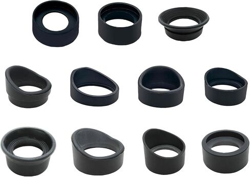 Industrial Eyepiece Cover 28mm-37mm Inner Diameter Binoculars Rubber Eyepiece Eyes Guard Cups Shield for Microscopes in Kuwait