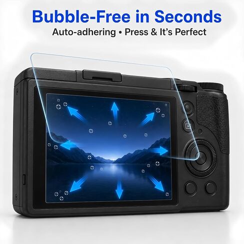 Model-Specific Custom Fit for Ricoh GR GRII GR II GR 2 GR2 Camera Screen Protector – 3-Pack, 0.3mm 9H Hardness Tempered Glass, Full-Screen Edge-to-Edge, Crystal Clear, Bubble-Free, Anti-Scratch in Kuwait