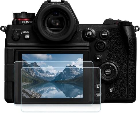 Model-Specific Custom Fit for Panasonic Lumix DC-GH5 GH5S GH5M2 GH5 II DC-S1H S1R Camera Screen Protector – 2-Pack, 9H Hardness Tempered Glass, Full-Screen Edge-to-Edge, Crystal Clear, Bubble-Free in Saudi Arabia