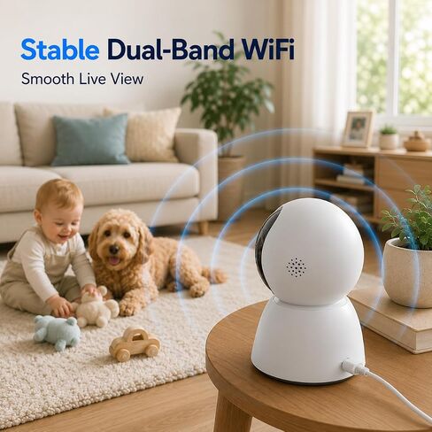 6MP Dual Lens Security Camera Outdoor for Home, 5G/2.4G WiFi in Kuwait