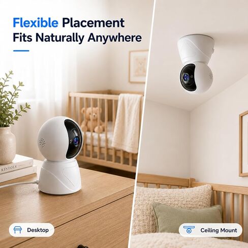 6MP Dual Lens Security Camera Outdoor for Home, 5G/2.4G WiFi in Kuwait