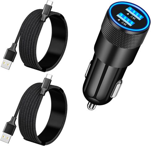 Apple MFi Certified iPhone 17 Car Charger, 4.8A Dual USB Car Phone Charger in Saudi Arabia