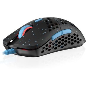 HK GAMING Mira M Ultra Lightweight Honeycomb Shell Wired RGB Gaming Mouse - Up to 12 000 cpi | 6 Buttons - 63g Only (Mira-M, Blue Phantom) in Kuwait