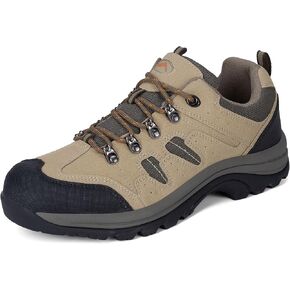 CC-Los Men’s Waterproof Hiking Shoes - Suede Leather Lightweight Breathable Outdoor Trekking in Kuwait