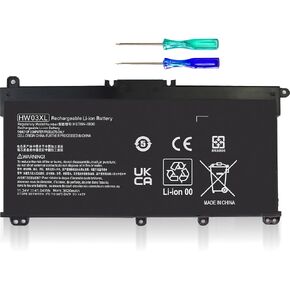 HW03XL L97300-005 Battery Replacement for HP Pavilion 15 15-EG 15-EH 15-eg0xxx 15-eg0073cl 15-eg0053cl 15-eg1053cl 15t-eg000 15-eh1xxx 17-CN 17-CP 17-CN0XXX 17-CN0023DX 17-cp0700dx Laptop. in Kuwait