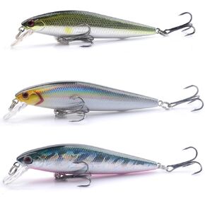 3 Pack Topwater Minnow bass Lures and Crankbait Plugs Baits Set for Bass Trout Salmon Walleye Redfish 59 in Saudi Arabia